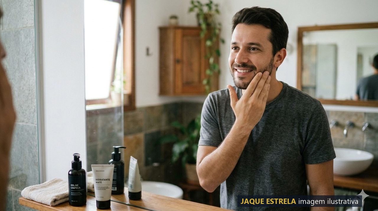 Limpeza de Pele Masculina — limpeza de pele masculina — imagem ilustrativa