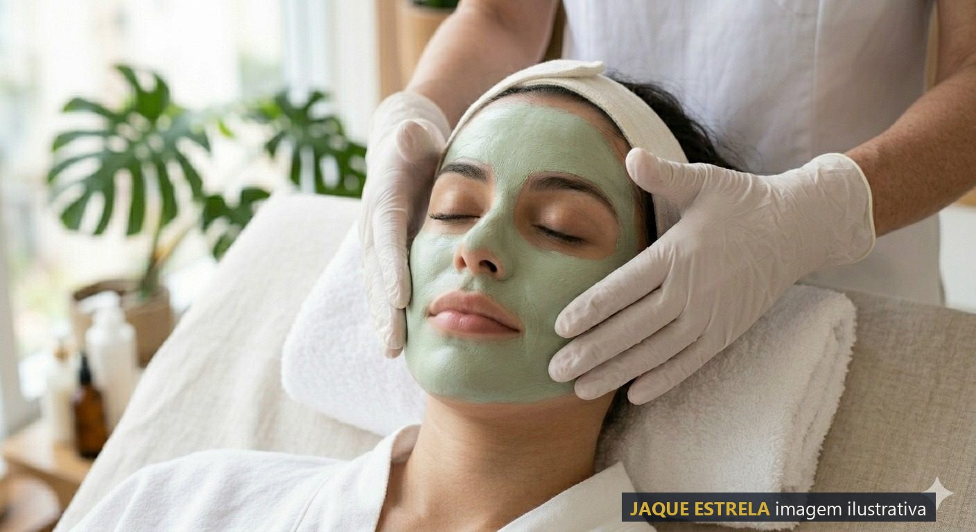 Cuidado facial na Jaque Estrela, no Grajaú — imagem ilustrativa